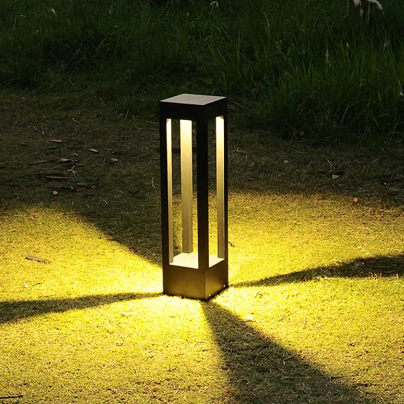 Lampadaire d'Extérieur Noir pour Terrasse – Modèle Elio (DIMOREE)