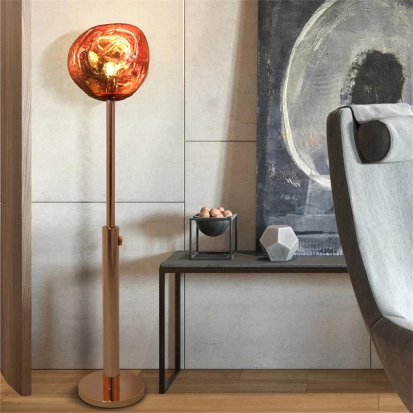 Volcana — Suspension design en coulée de lave
