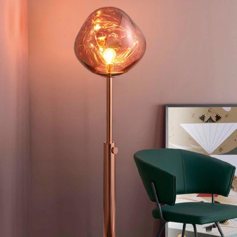 Volcana — Suspension design en coulée de lave