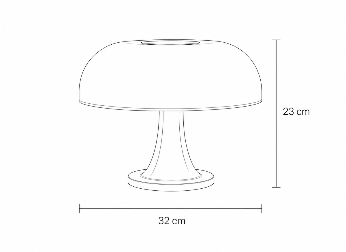 Fungia — Lampe champignon LED esprit vintage