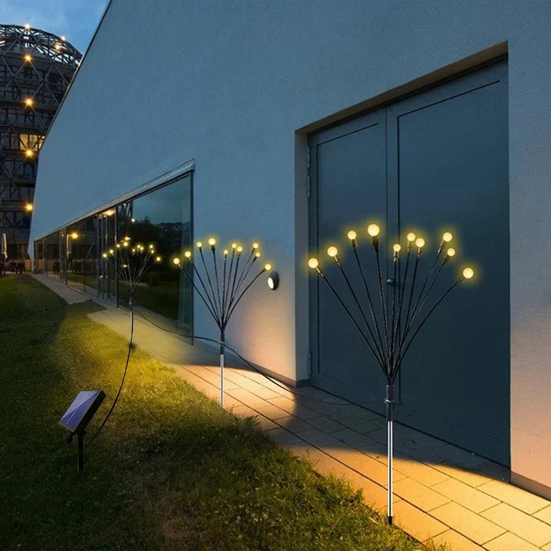 Lucina — Lampe solaire luciole huit têtes