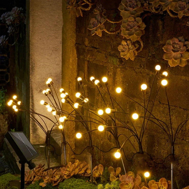 Lucina — Lampe solaire luciole huit têtes