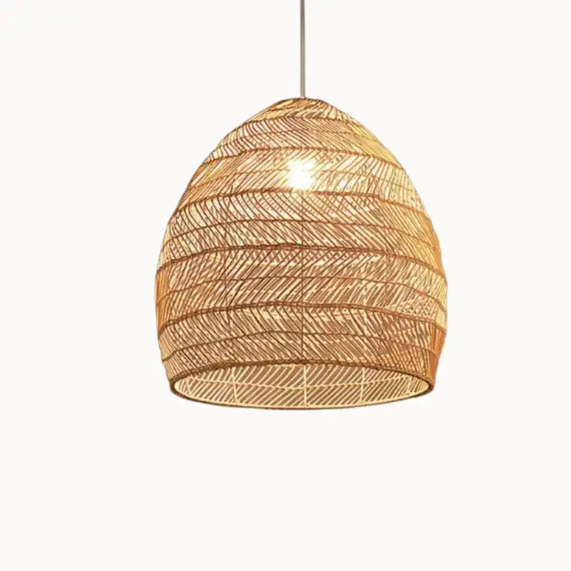 Cupella — Suspension dôme en bambou naturel