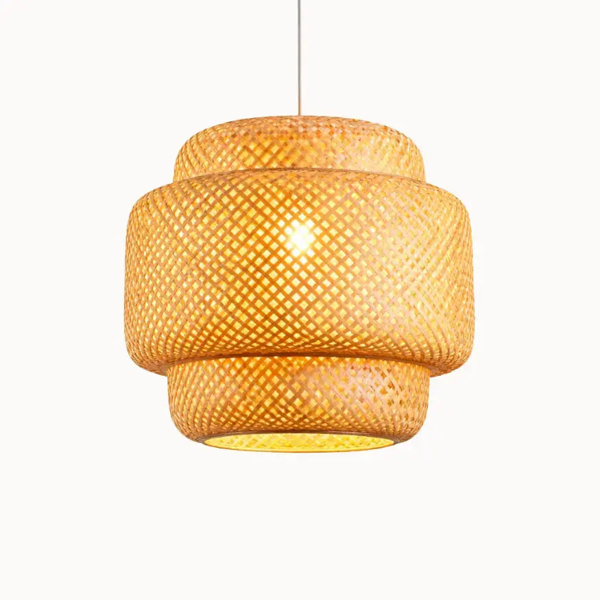 Stratella — Suspension bambou à volumes superposés