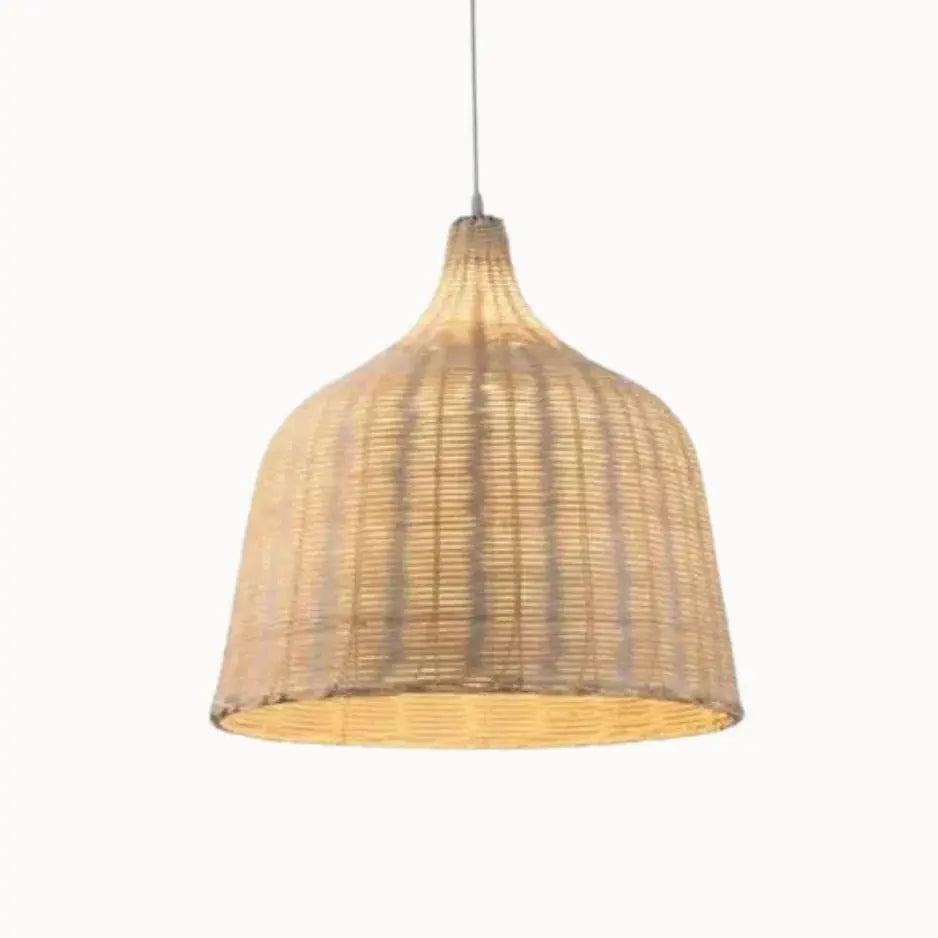 Fusella — Suspension conique en bambou naturel
