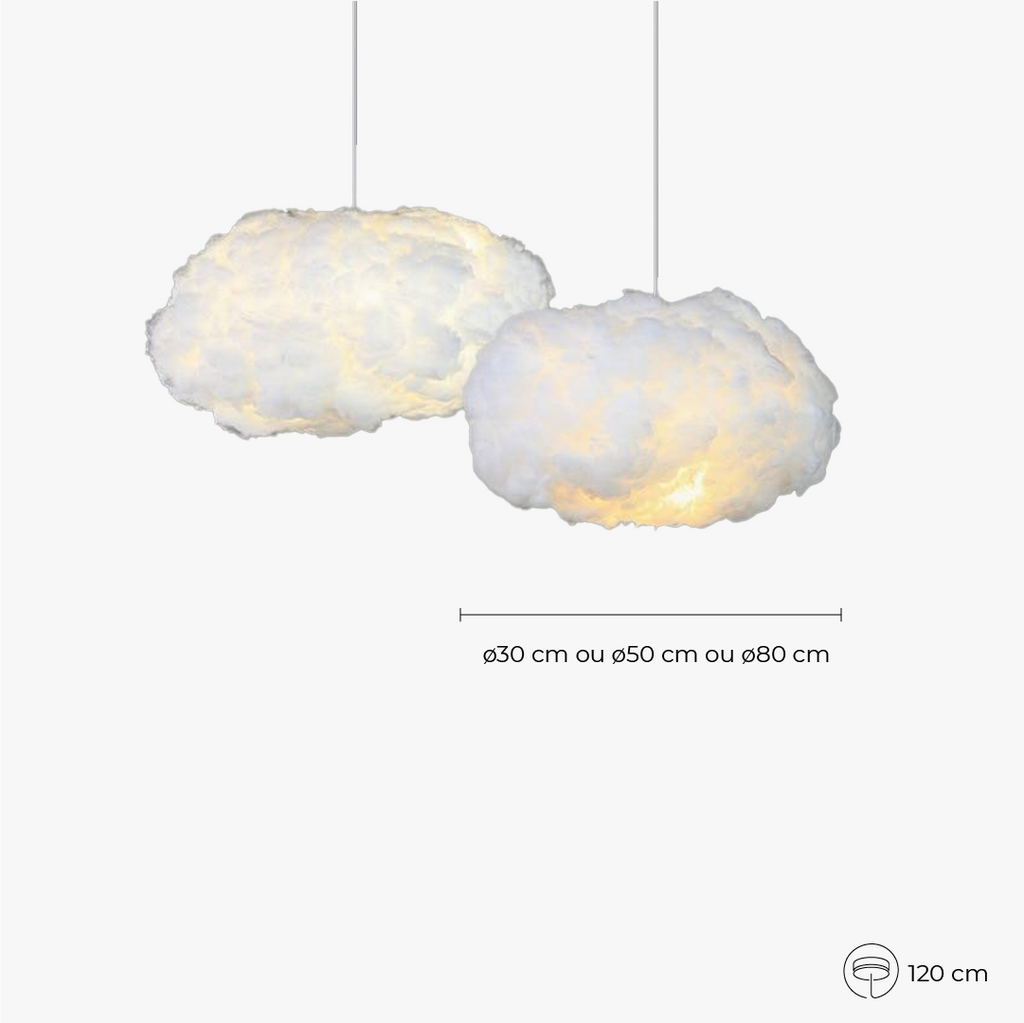 Nimbée — Suspension nuage en coton