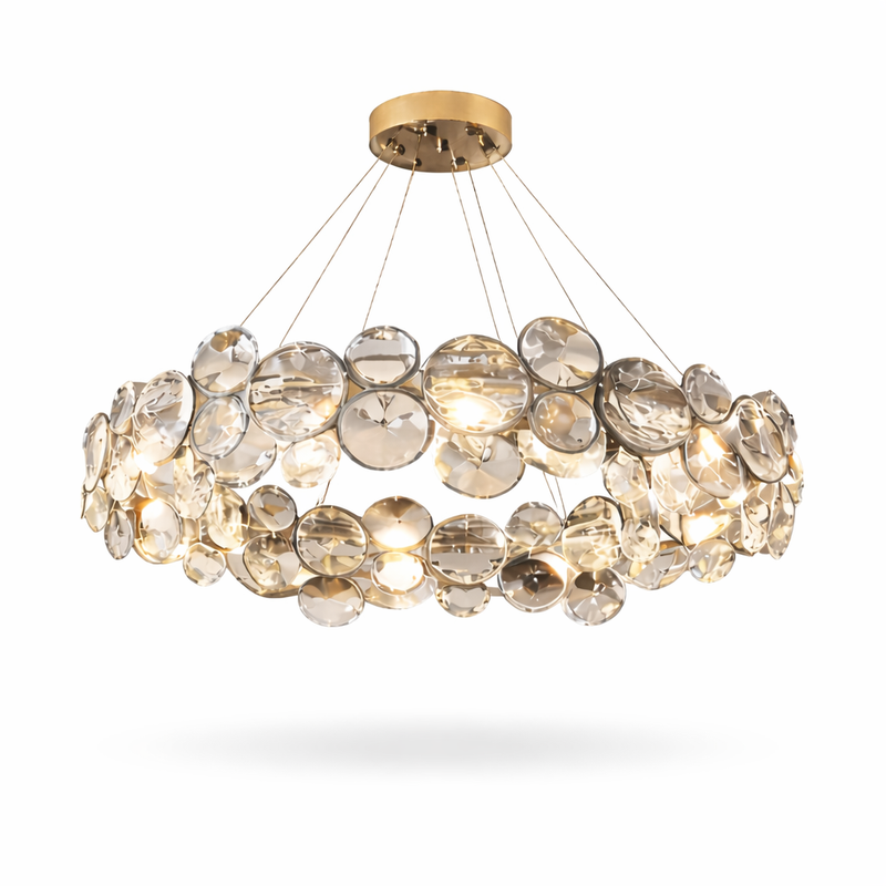 Impérine — Suspension en cristal grand diamètre