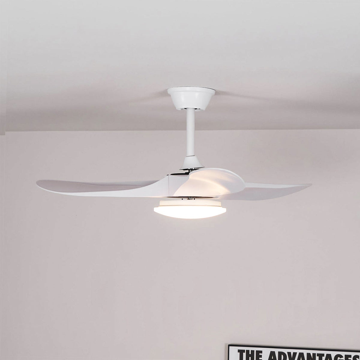 Liora — Ventilateur de plafond lumineux en bois