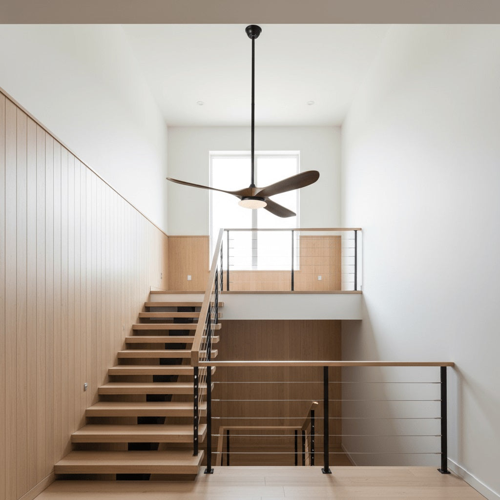 Liora — Ventilateur de plafond lumineux en bois