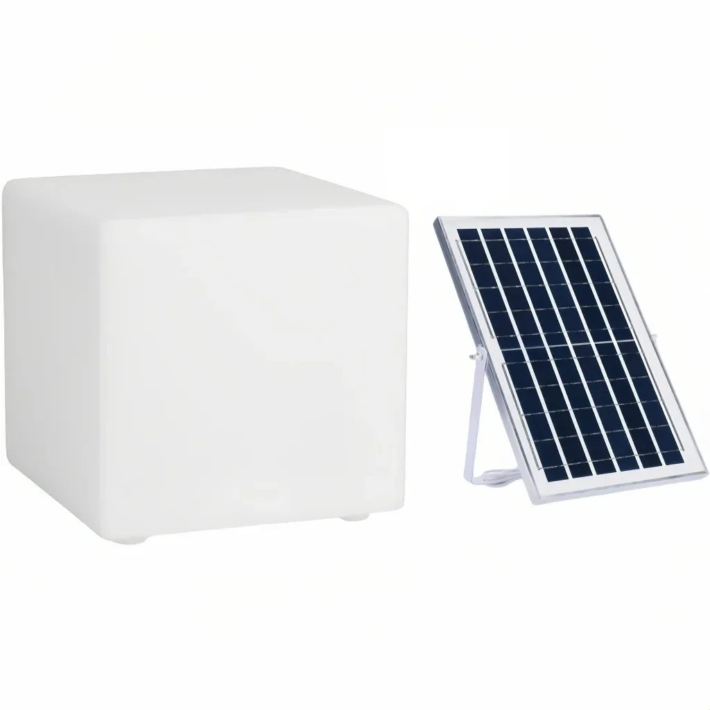 Cubo — Lampe cube LED rechargeable d'extérieur