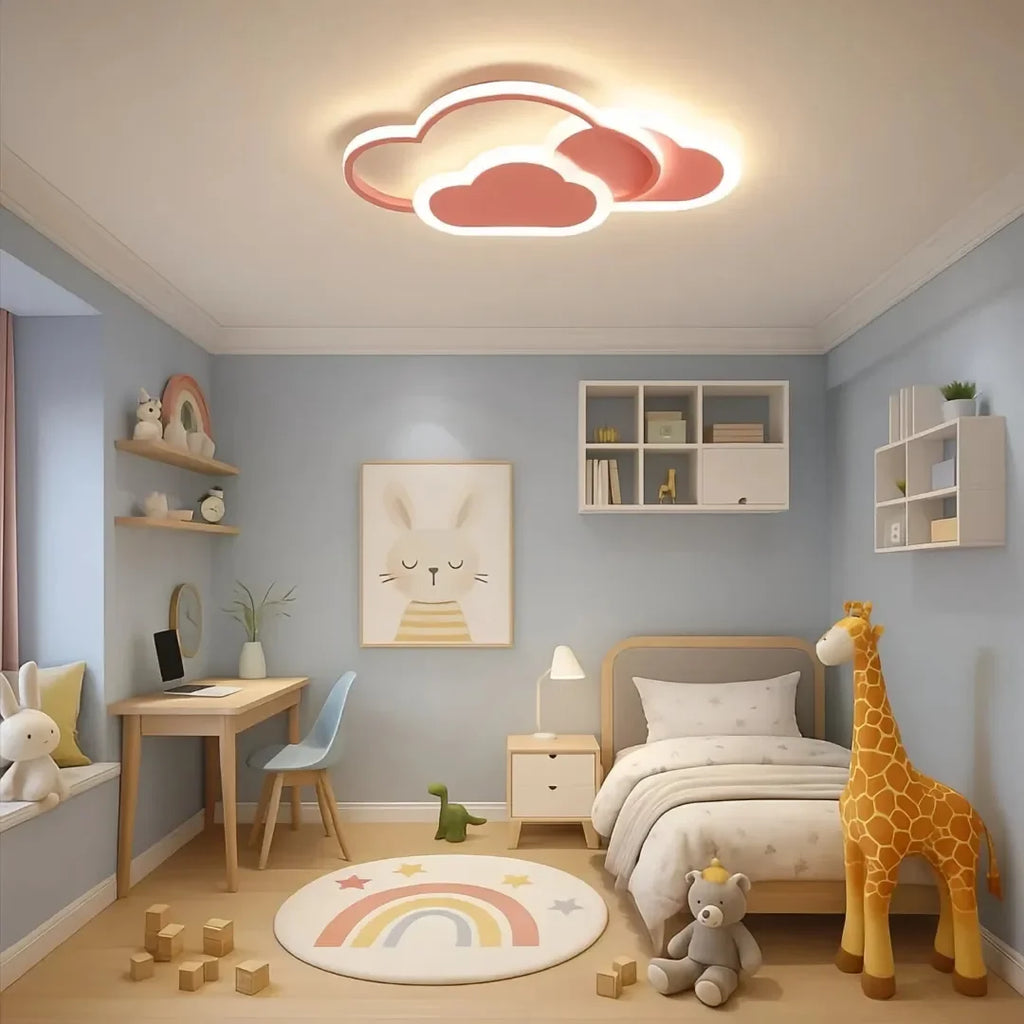 Nuvola — Plafonnier nuage LED pour chambre d'enfant
