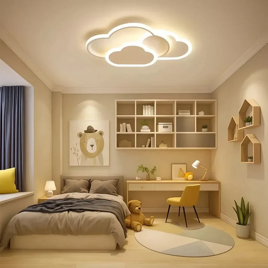 Nuvola — Plafonnier nuage LED pour chambre d'enfant