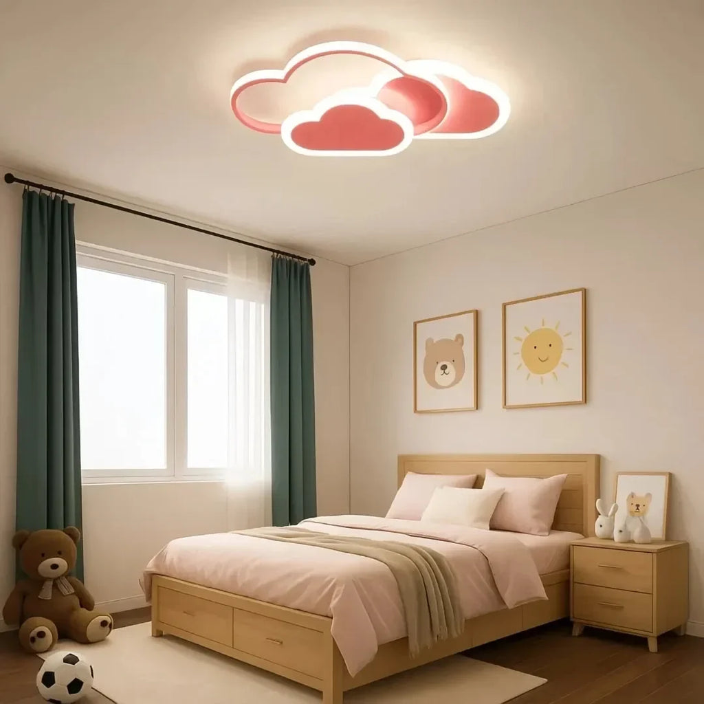 Nuvola — Plafonnier nuage LED pour chambre d'enfant