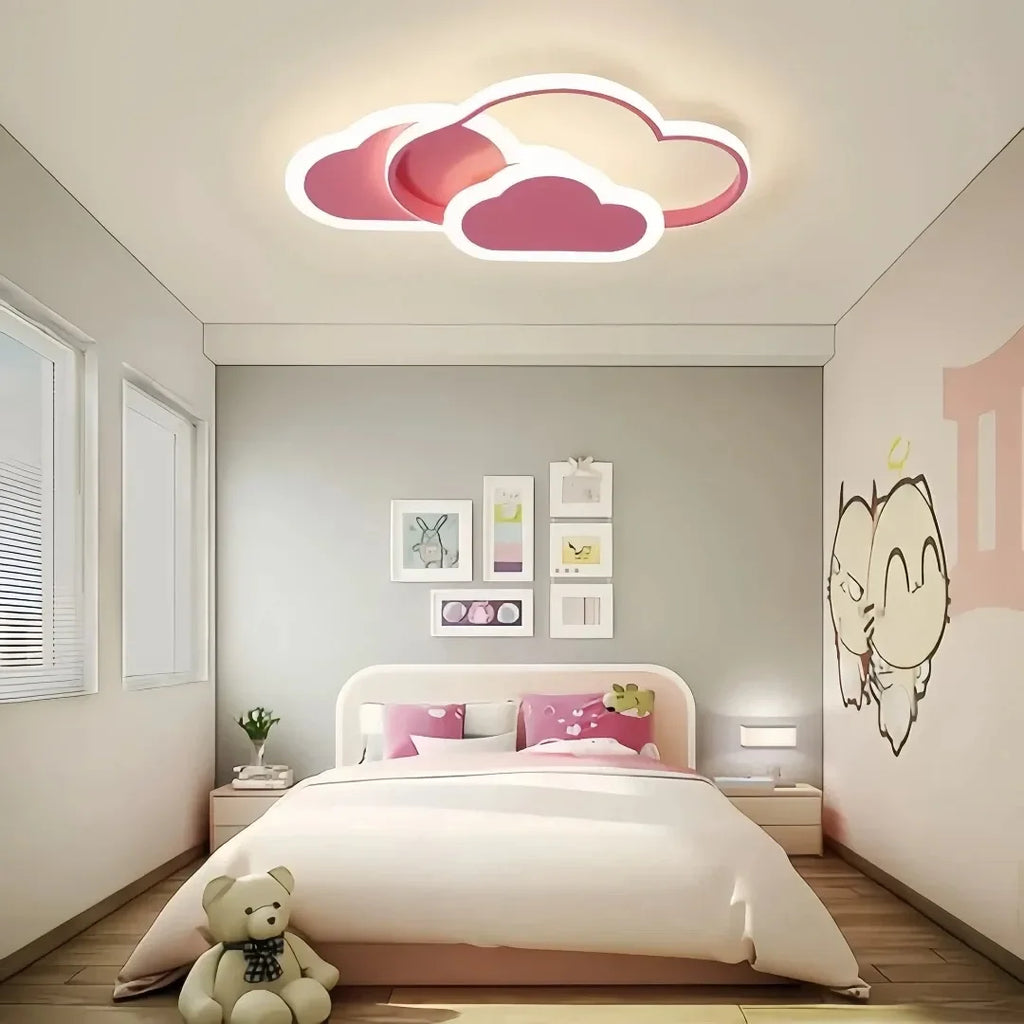 Nuvola — Plafonnier nuage LED pour chambre d'enfant
