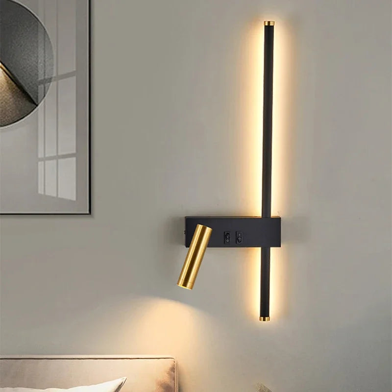 Applique Murale LED Orientable en Aluminium – Modèle Sanoni (DIMOREE)