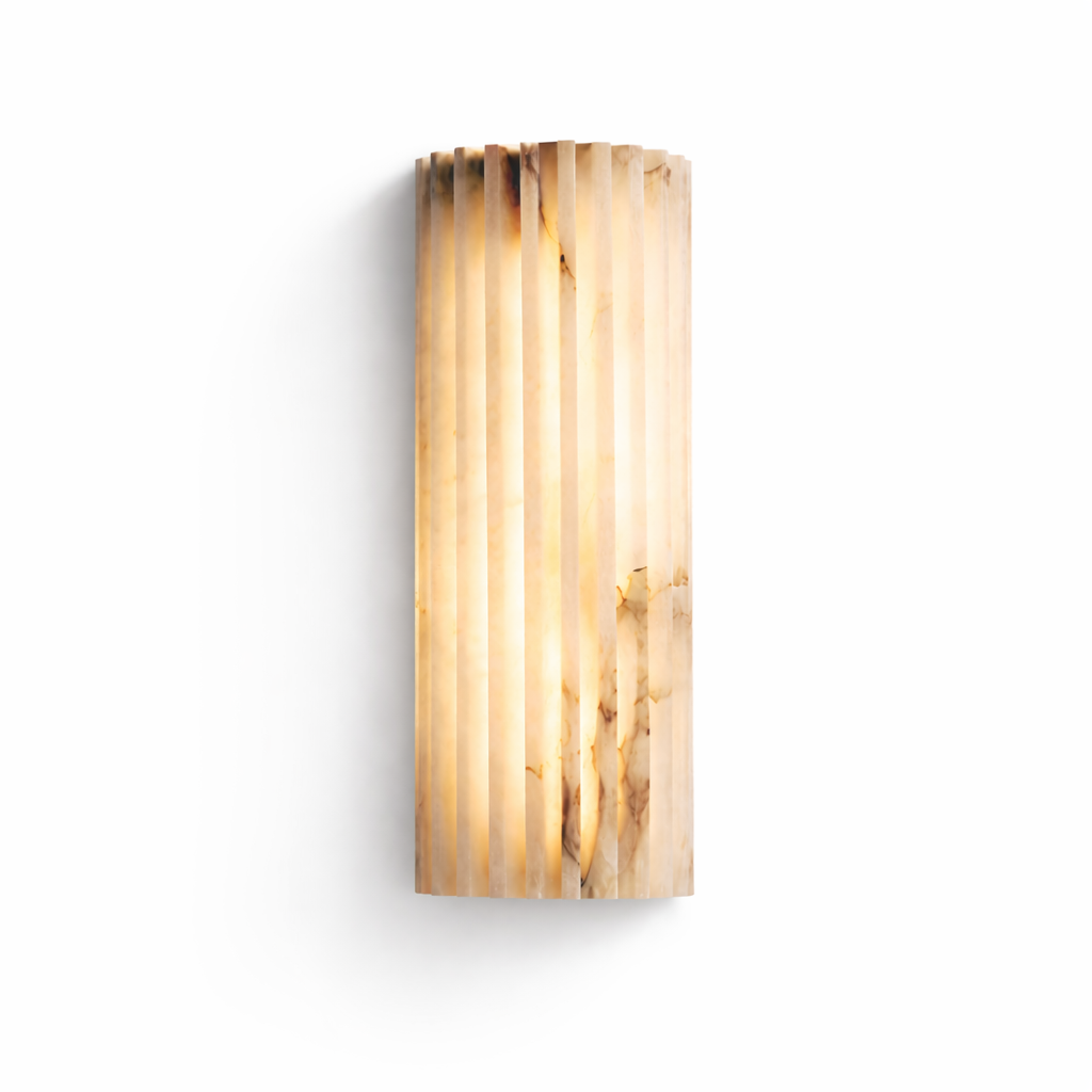 Sienne — Applique murale LED en marbre beige