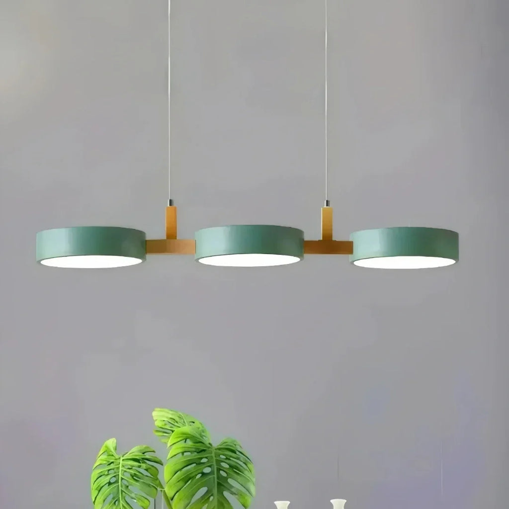 Trielle — Suspension macaron nordique trois lampes