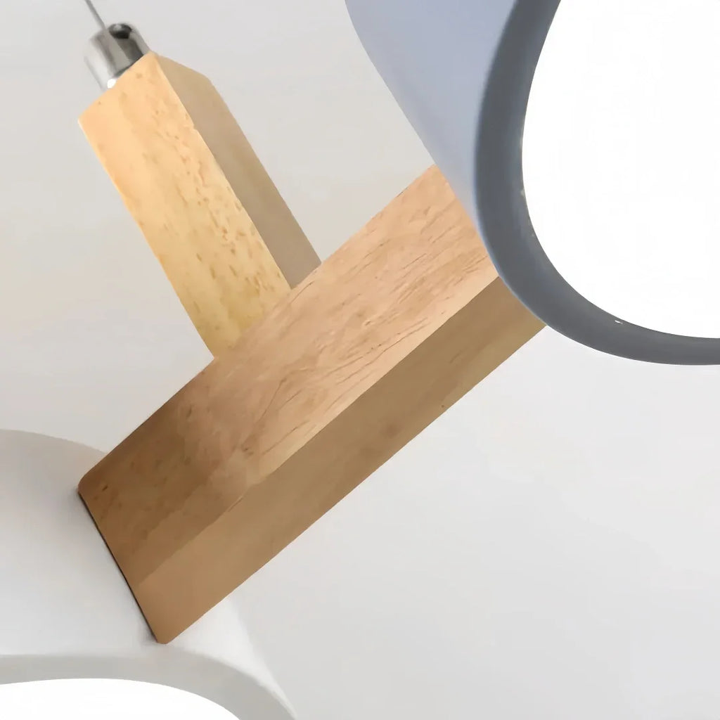 Trielle — Suspension macaron nordique trois lampes