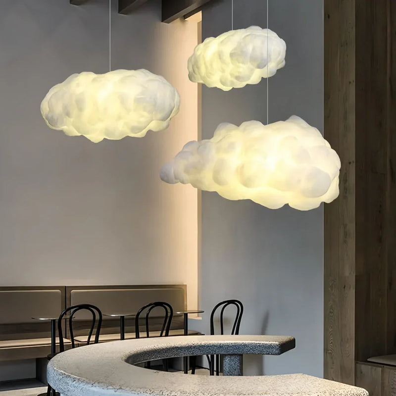 Cumulus — Suspension nuage blanche réglable