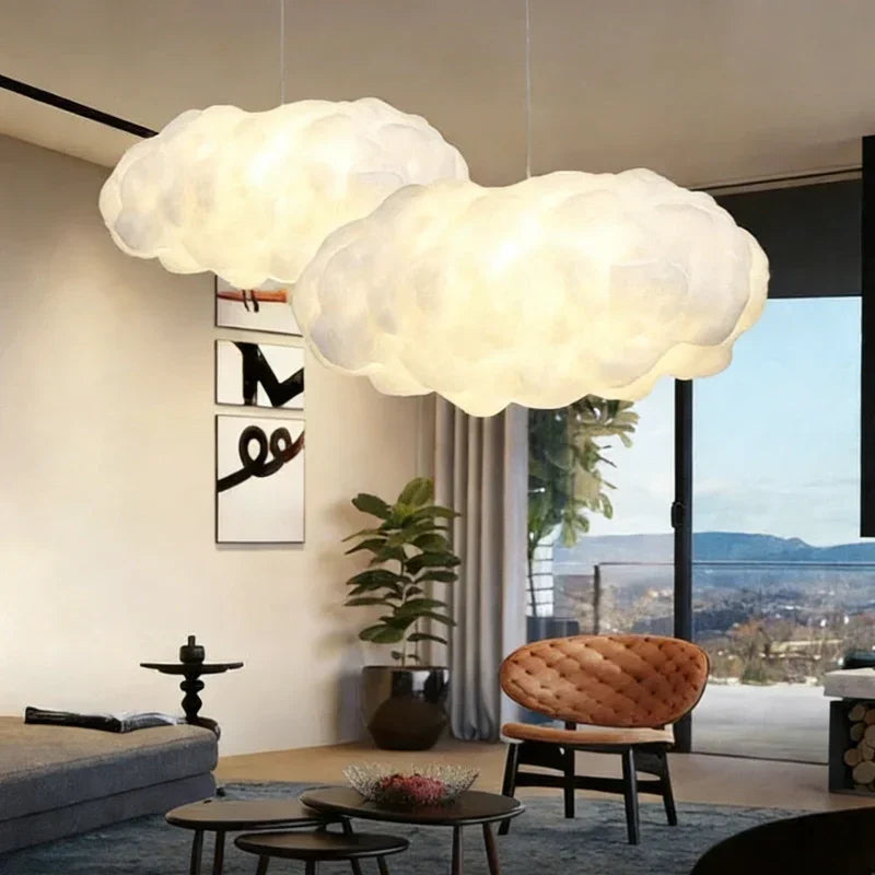 Cumulus — Suspension nuage blanche réglable