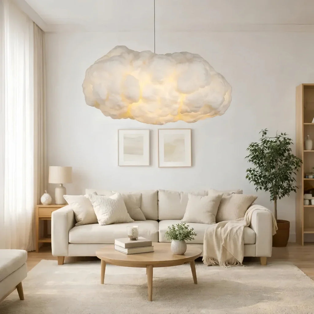 Cumulus — Suspension nuage blanche réglable