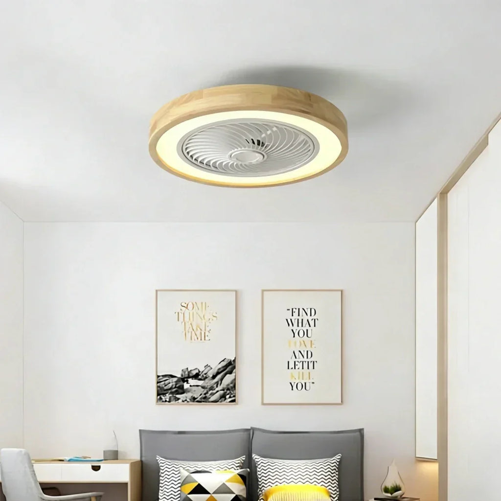 Circéo — Ventilateur de plafond silencieux LED