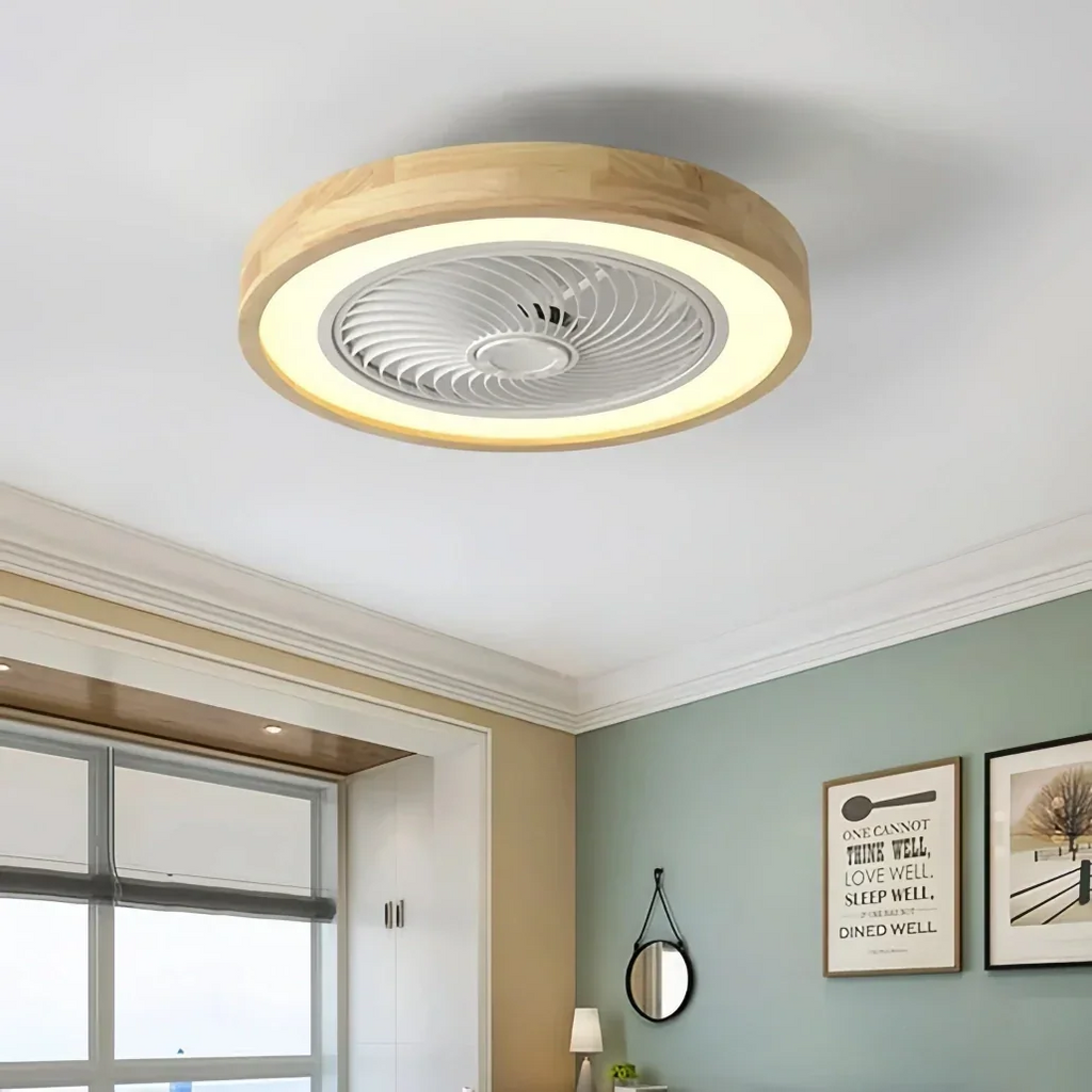 Circéo — Ventilateur de plafond silencieux LED