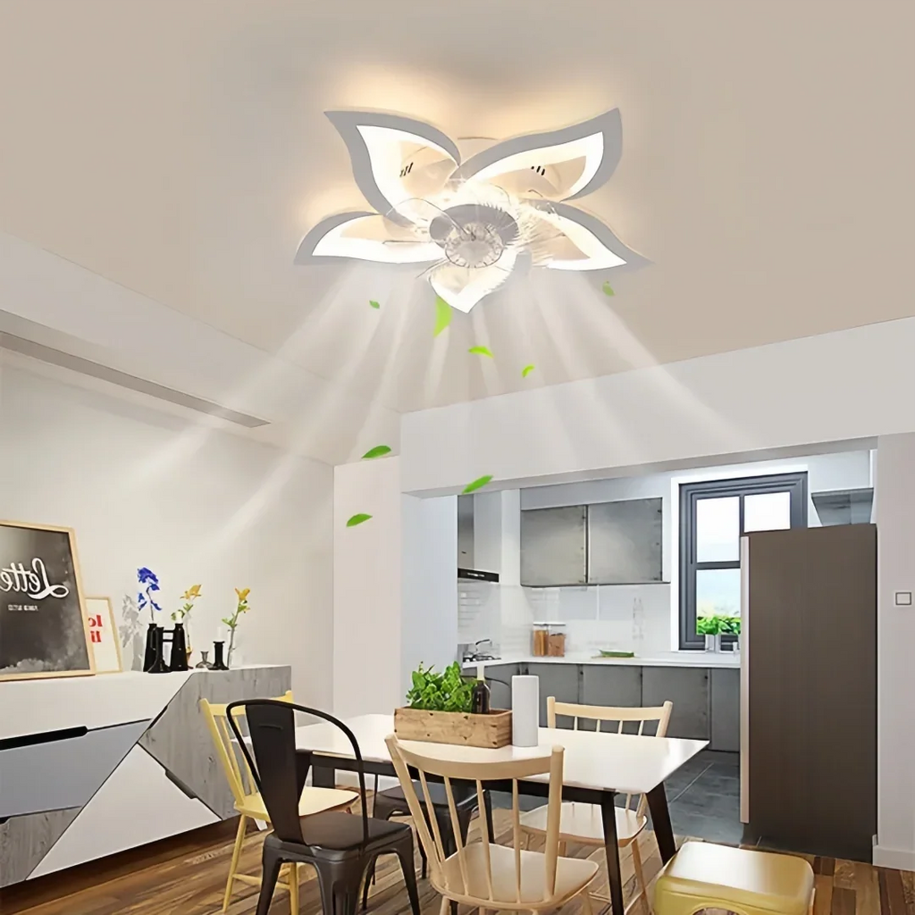 Florea — Ventilateur de plafond fleur silencieux
