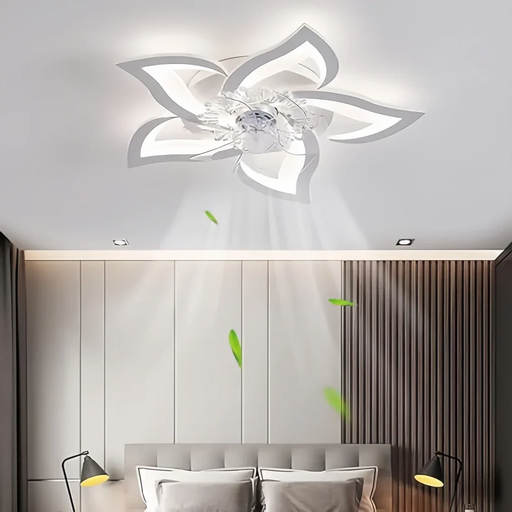 Florea — Ventilateur de plafond fleur silencieux