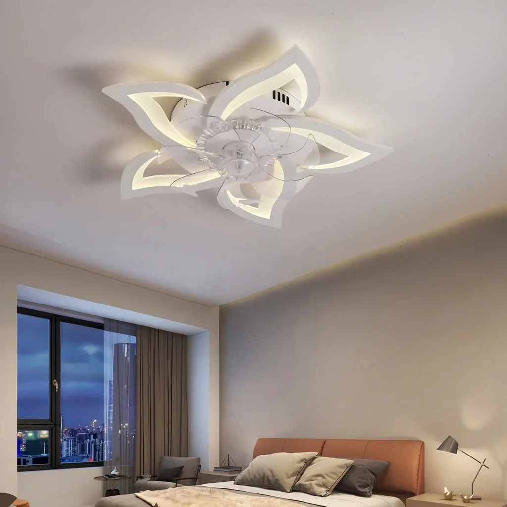 Florea — Ventilateur de plafond fleur silencieux