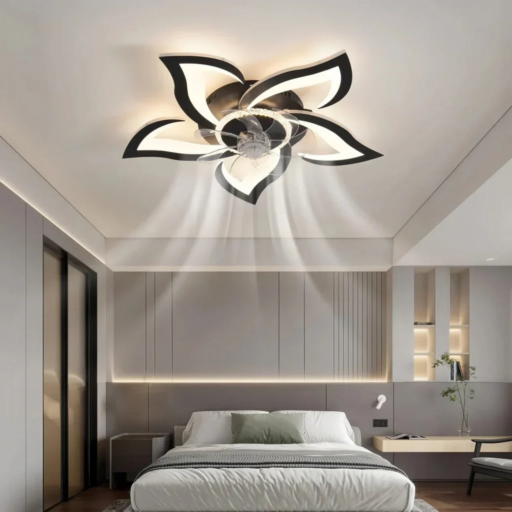 Florea — Ventilateur de plafond fleur silencieux