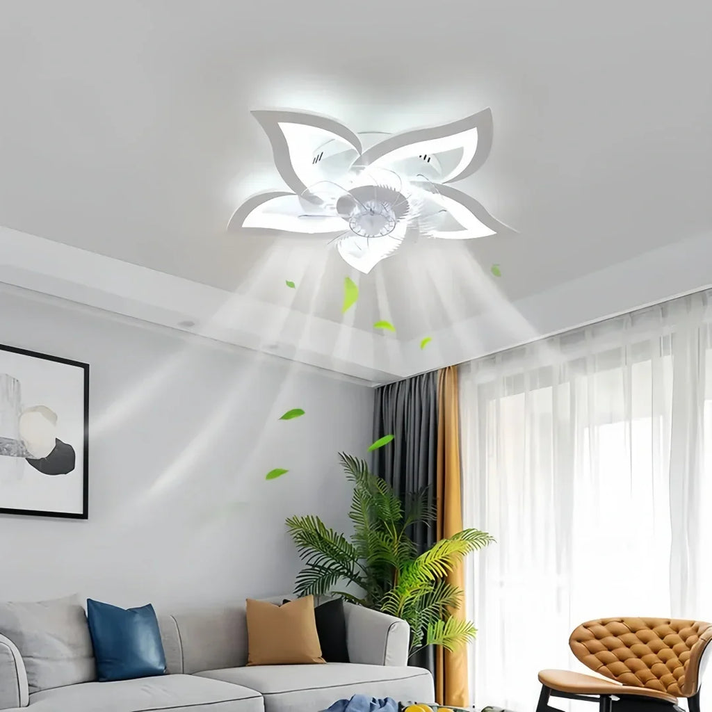 Florea — Ventilateur de plafond fleur silencieux