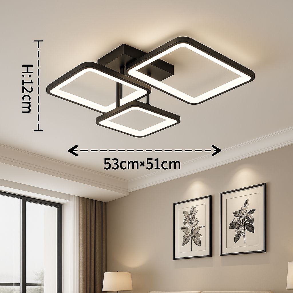 Trevia — Suspension cadres superposés LED