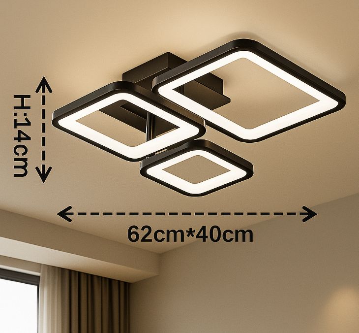 Trevia — Suspension cadres superposés LED