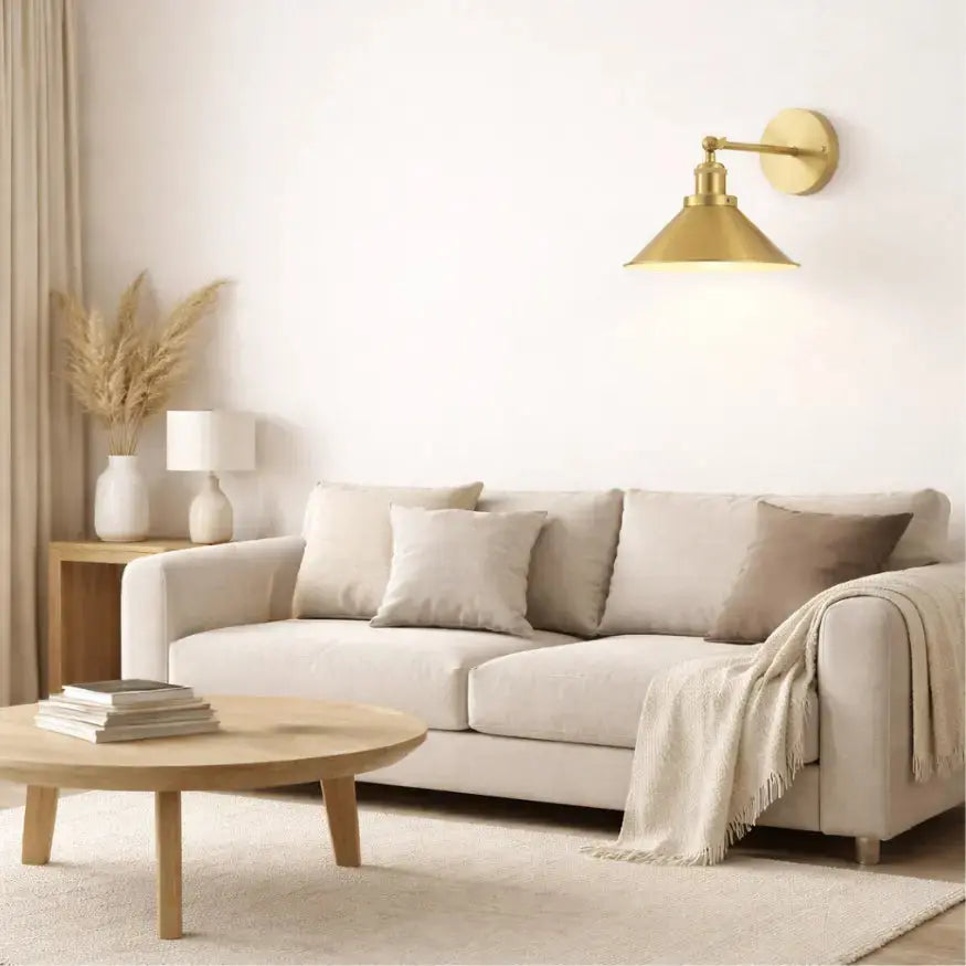 Viggo — Applique orientable en laiton doré