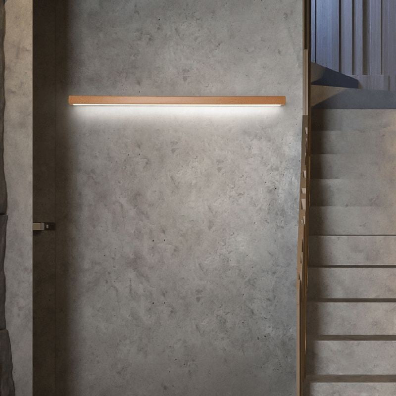 Applique de Miroir Linéaire en Bois Naturel – Modèle Tanéa (DIMOREE)