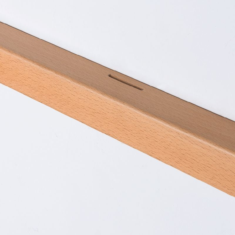 Applique de Miroir Linéaire en Bois Naturel – Modèle Tanéa (DIMOREE)