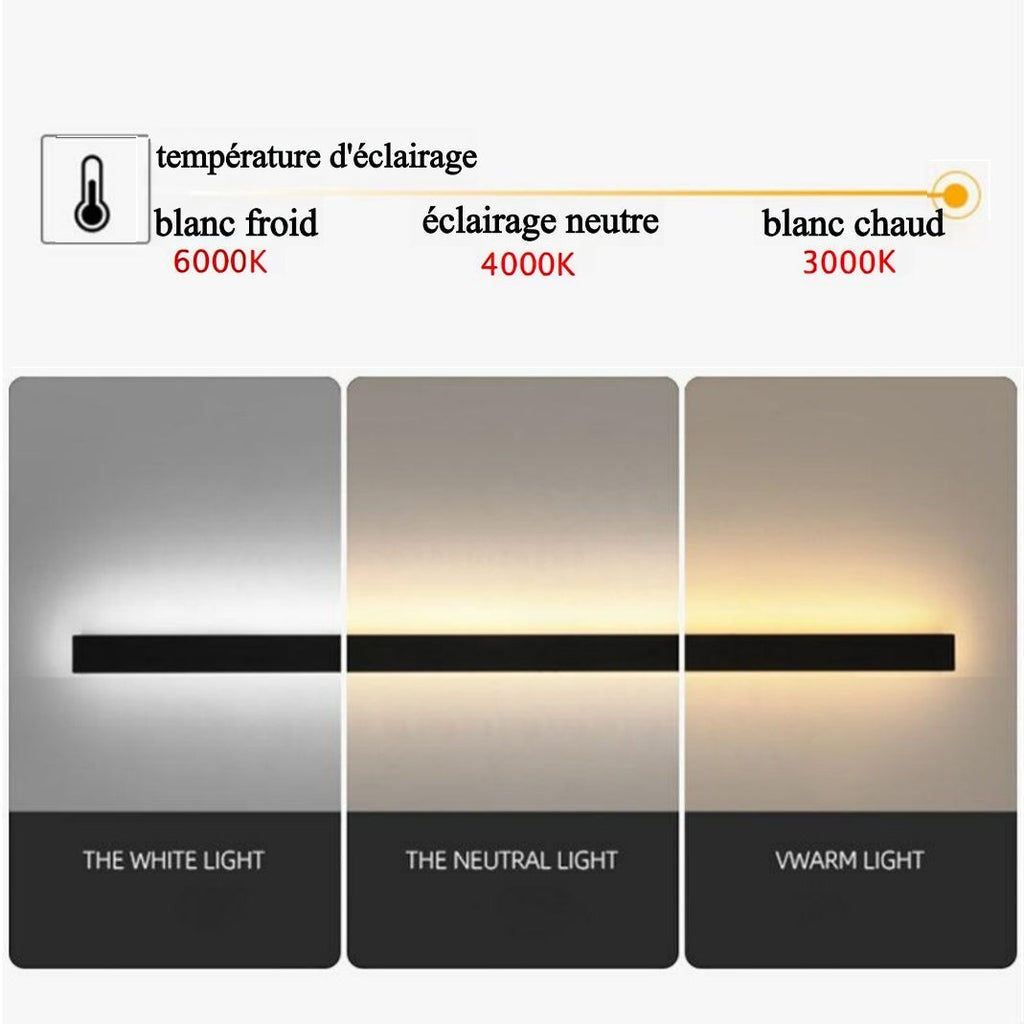 Applique Murale Extérieure LED IP65 Étanche – Modèle Halona (DIMOREE)