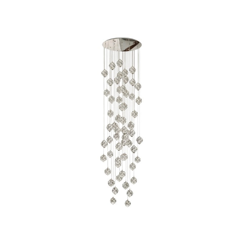 Sferella — Lustre cascade en sphères de cristal