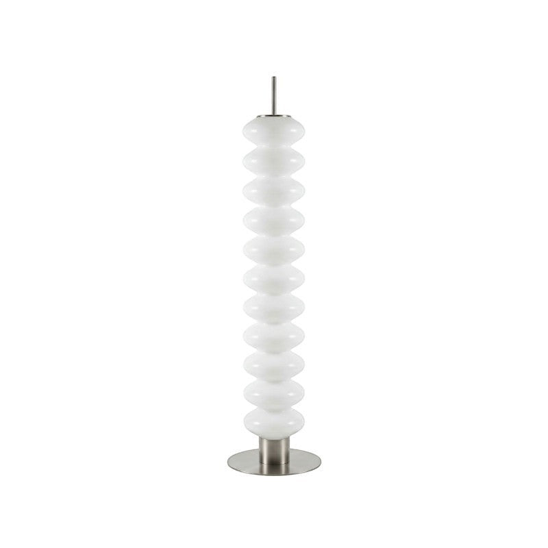 Lampadaire Scandinave en Acrylique Ivoire – Modèle Akéra (DIMOREE)