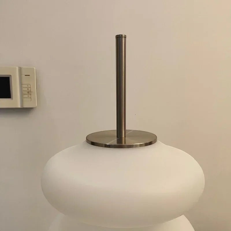 Lampadaire Scandinave en Acrylique Ivoire – Modèle Akéra (DIMOREE)