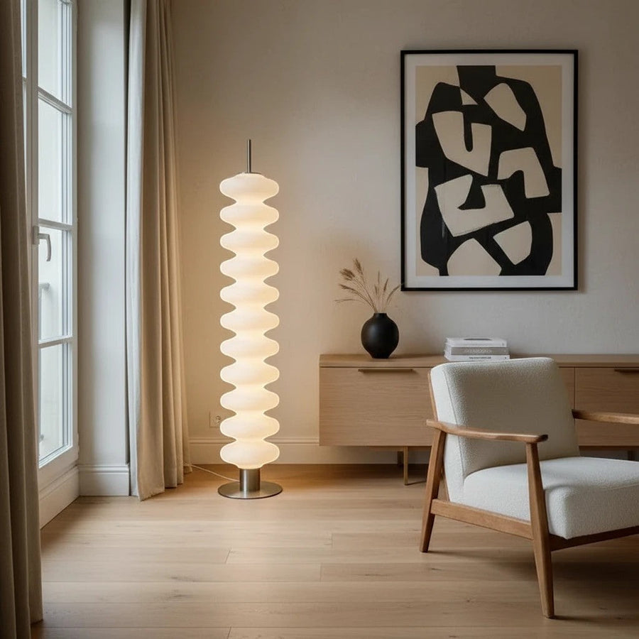 Lampadaire en bois