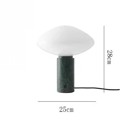 Lampe à Poser Nordique en Marbre Véritable – Modèle Kuméa (DIMOREE)