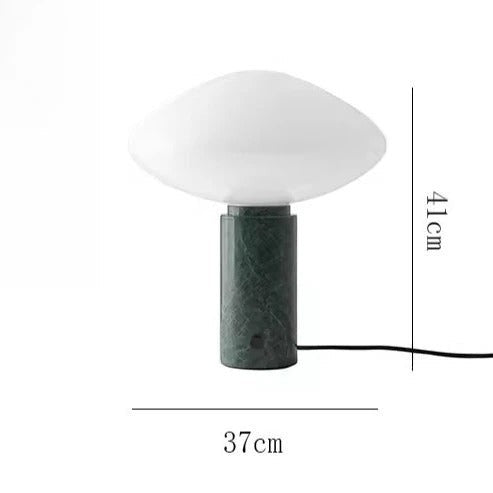 Lampe à Poser Nordique en Marbre Véritable – Modèle Kuméa (DIMOREE)