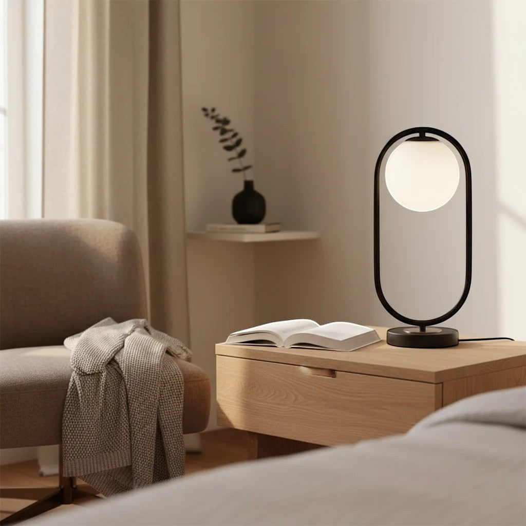 Lampe à Poser LED pour Chevet et Bureau – Modèle Néva (DIMOREE)