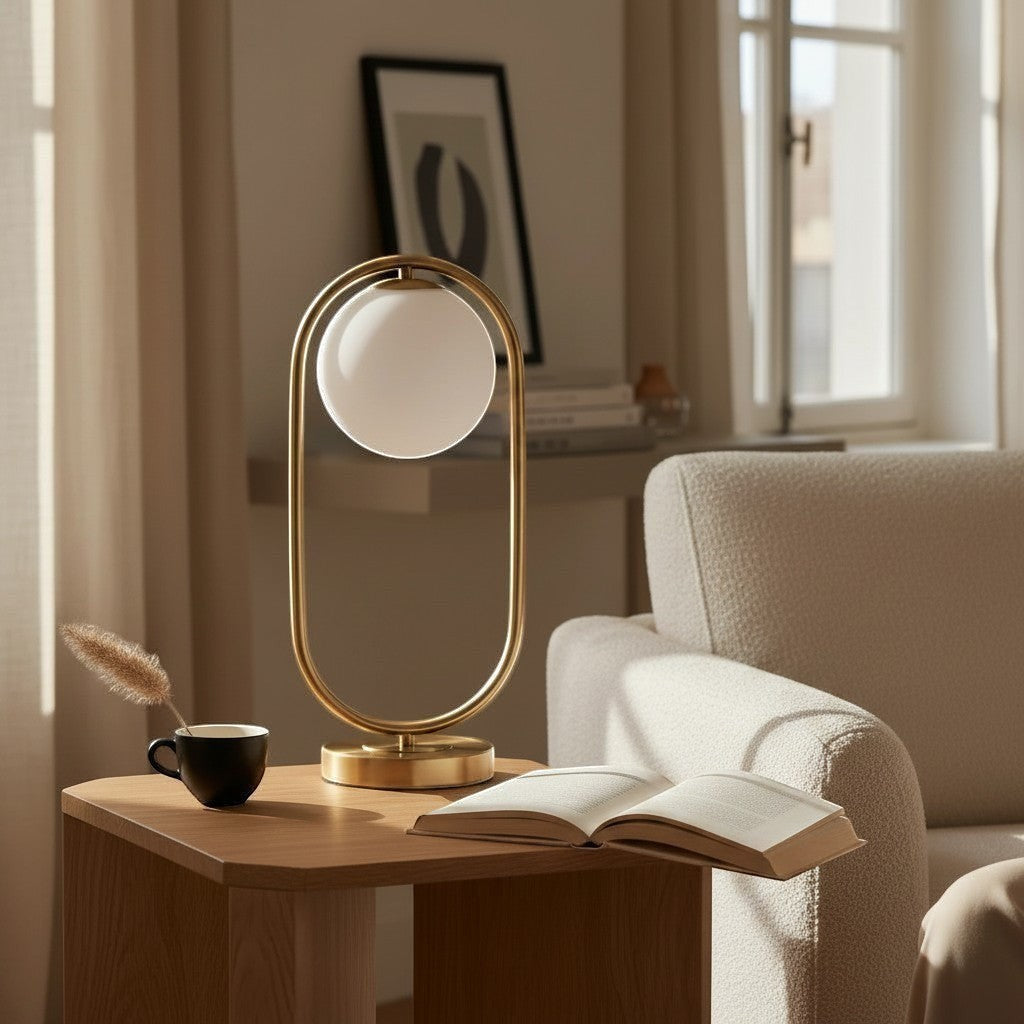 Lampe à Poser LED pour Chevet et Bureau – Modèle Néva (DIMOREE)