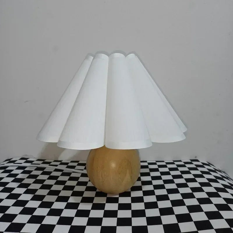 Lampe à Poser avec Abat-Jour Plissé – Modèle Séraphine (DIMOREE)