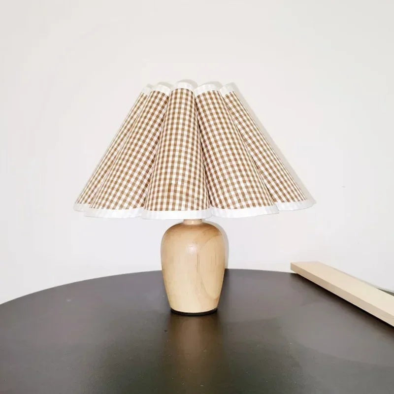 Lampe à Poser avec Abat-Jour Plissé – Modèle Séraphine (DIMOREE)