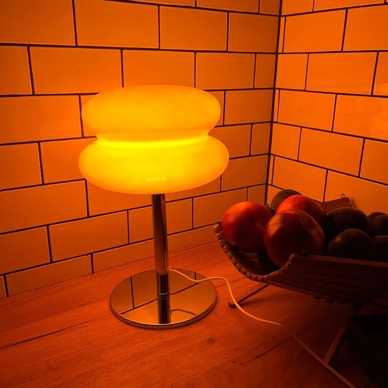 Lampe à Poser Macaron en Verre Soufflé – Modèle Kaïa (DIMOREE)