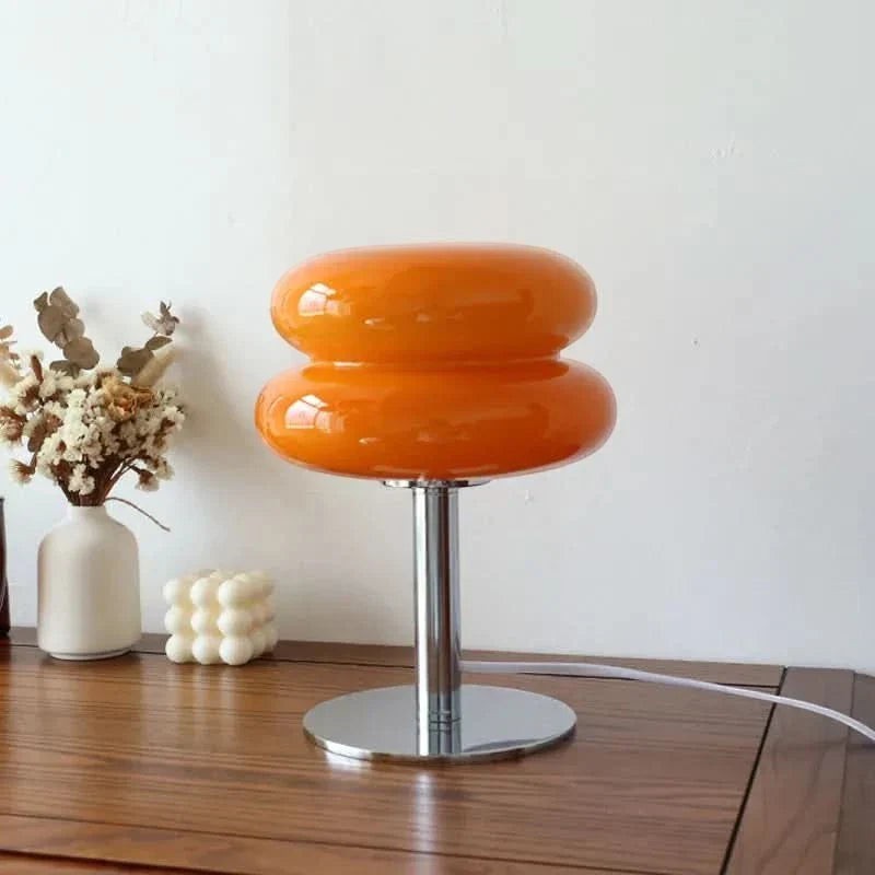 Lampe à Poser Macaron en Verre Soufflé – Modèle Kaïa (DIMOREE)